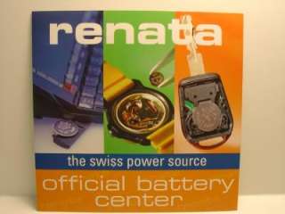 10 Swiss Made Renata Watch Batteries (SR916SW) 373  