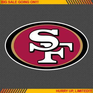 San Francisco 49ers NFL Football Logo Car Bumper Window Wall Sticker 