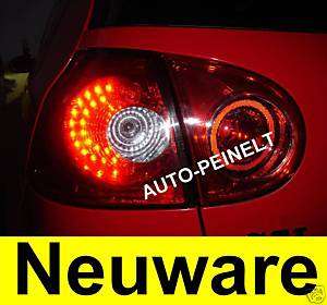 Klarglas LED Rückleuchten VW Golf V 5 rot GTI Neuware  