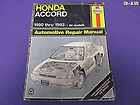 Haynes Repair Manual Honda Accord 1990 1993 All Models