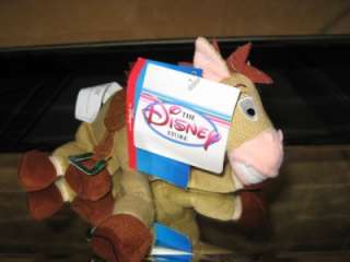 NEW  Pixar BULLSEYE Bean Plush Horse TOY STORY 2 Nwt 