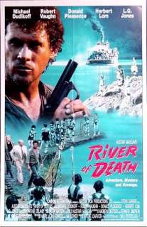 RIVER OF DEATH 89 Movie Poster DUDIKOFF, PLEASENCE  