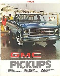 1977 GMC Pickup Truck Brochure Sierra C1500/C2500/C3500  
