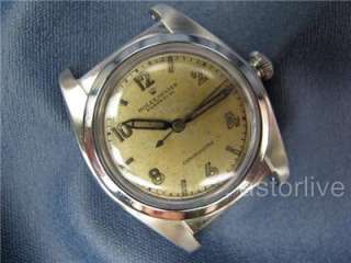 1940s Vintage Rolex Bubbleback Oyster Perpetual Stainless Head Ref 
