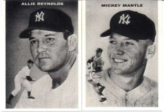 1954 Yankees Sports Illustrated Reprint Set SI  Mantle  