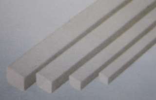 40 x Styrene ABS Square Sections 500mm #ABS01  