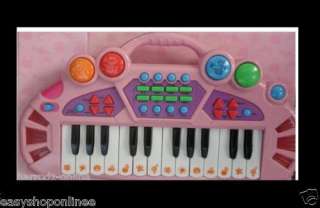 KIDS/GIRLS ELECTRONIC PINK PIANO MUSIC TOY ORGAN NEW  