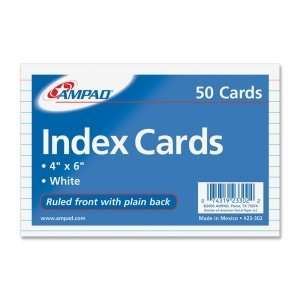  Ampad Front Ruled Index Card AMP23302C