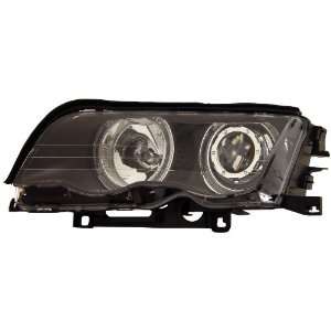 Anzo USA 121015 BMW 330xi Projector with Halo Black Headlight Assembly 