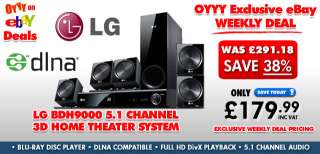 LG 3D Blu Ray Home Cinema Theater System 5.1 Full HD 1080p Netcast 