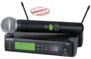 Shure SLX Wireless Handheld Microphone System, SLX24/SM58 J3  