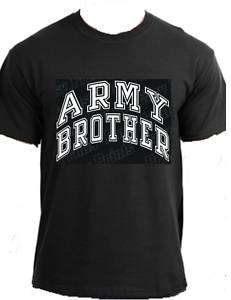 ARMY BROTHER military surplus usa clothing t shirt  