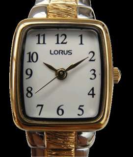 V811 X059 Lorus Ladies Gold Plated Expanding Bracelet Watch RPH58AX9 