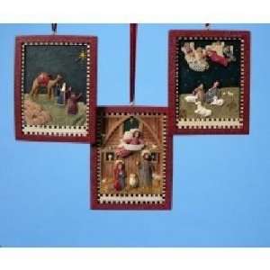  4 Resin Nativity Ornaments Case Pack 96 
