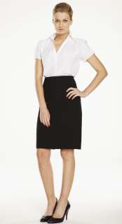 Simon Jersey Black Fully Lined Drop Waist Skirt Size 28 21L  