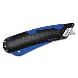  COSCO Box Cutter Knife with Shielded Blade, Black/Blue 