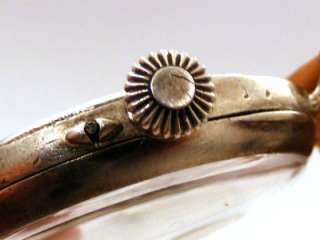 Vintage Longines 13.33 Chronograph enamel dial silver case  