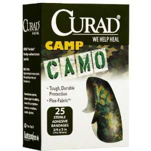 Curad Childrens Bandages, Camouflage Green    Health 