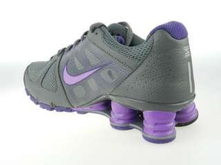 NIKE SHOX AGENT+ NEW Womens Purple Grey iPod Ready Running Shoes Size 