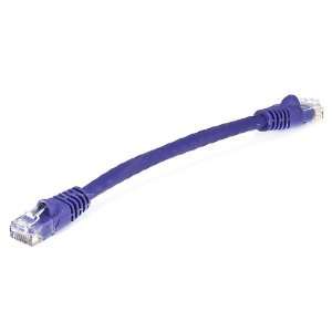  0.5FT Cat6 550MHz UTP Ethernet Network Cable   Purple 