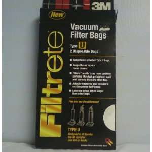 3M Eureka Upright U Filtrete Vacuum Bags Pk of 2