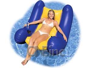   Raft Rocking Lounge Pool Chair by Intex NEW 078257588633  
