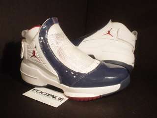 04 Nike Air Jordan XIX 19 USA NAVY BLUE WHITE RED 5.5  