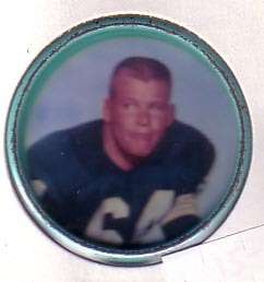1963 Salada Football Coin #20 Jerry Kramer Packers ExMt  