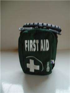 EMPTY FIRST AID KIT BAG WITH COMPARTMENTS   EXTRA SMALL   GREEN