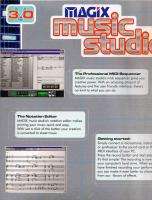 Magix Music Studio V3.0 Midi Sequencer   Mixer New  