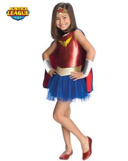 Girls Wonder Woman Tutu Costume  Girls SuperHeroes Halloween 