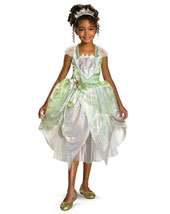 Girls Deluxe Shimmer Disney Princess Tiana Costume