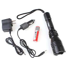 UltraFire Y3 Super Bright CREE LED Flashlight Compatible with Li 18650 