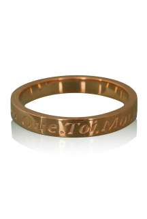 Rien Que Toi, Moi, Nous Rose Gold Band by Laura Lee Jewell 