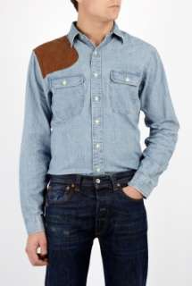 Polo Ralph Lauren  Washed Chambray Hunting Shirt by Polo Ralph Lauren