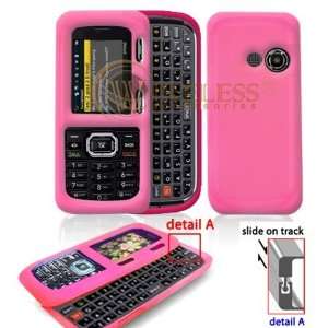  Pink Transparent Silicone Skin Cover Case Cell Phone 