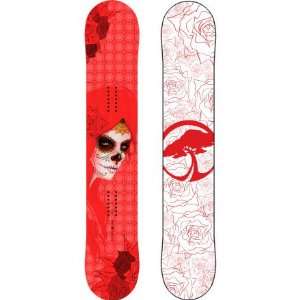  Arbor Cadence Snowboard   Womens Red Wood Grain, 155cm 