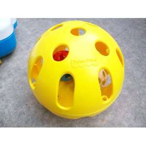  Fisher Price Baby Rattles in a Yellow Ball Toy Toys 