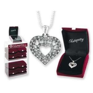 Antiquity Heart Pendant in Gift Box 