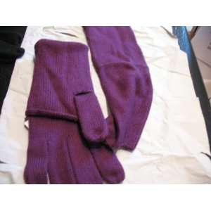  Sonoma Purple Ladies/girls Fold Over Glove Everything 