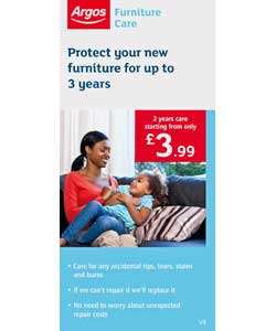 Buy Up to 3yrs Furniture Care Sofa £400 £499.99 at Argos.co.uk 