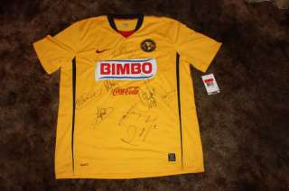 CLUB AMERICA SIGNED 2009 NIKE SOCCER JERSEY  