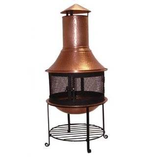 Deeco Consumer Products New York Nouveau Copper Chiminea