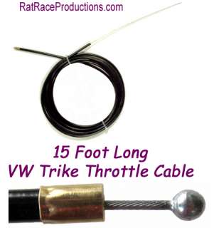   Throttle Cable   XL motorcycle throttle cable, trikes, three wheelers