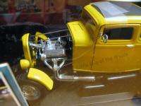 American Graffiti Movie 32 Ford Coupe ERTL Diecast 118 Yellow Car 