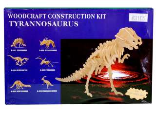Woodcraft Construction Kit Tyrannosaurus 3D Puzzle  