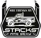   TRUCK Stacks Are SEXY * Vinyl Decal Sticker * Powerstroke Duramax 4x4