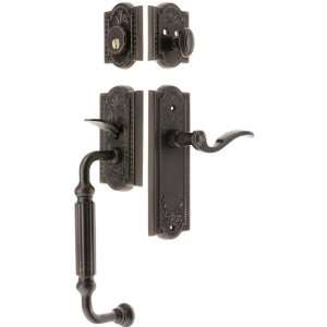 Parthenon Entry Lock Set in Oil Rubbed Bronze Finish with Right Handed 