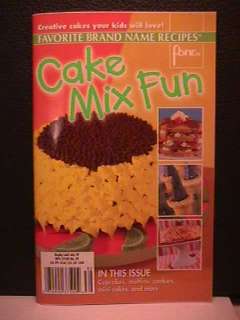 8496. Favorite Brand Name Recipes Cake Mix Fun Cook Book BC1  