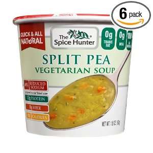 The Spice Hunter Split Pea, Veg Soup Cup, 1.8 Ounce (Pack of 6 